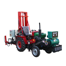 100 m depth 700mm diameter positive cycle tractor mounted soil  drilling rig